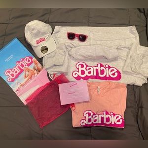 Barbie Bundle — XL Hoodie, T shirt, glasses, cap & placards